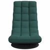vidaXL sötétzöld szövet forgó padlószék 70x51x79 cm