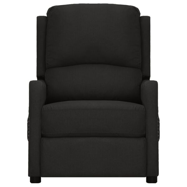 vidaXL fekete szövet masszázsfotel