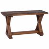 vidaXL pad Term&eacute;szetes 85 x 35 x 46 cm T&ouml;m&ouml;r &uacute;jrahasznos&iacute;tott fa