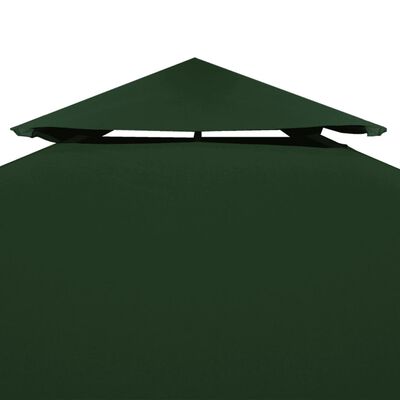 vidaXL zöld csere pavilon ponyvatető 310 g / m² 3 x 4 m