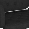 vidaXL 2 db fekete szövet bárszék