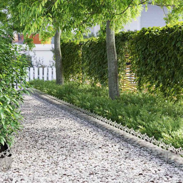 vidaXL Gyepszeg&eacute;lyek 30 pcs Ez&uuml;st 103 x 0,05 x 22 cm Horganyzott ac&eacute;l