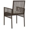 vidaXL Kerti Szék 2 pcs Barna 53 x 60 x 85cm polirattan