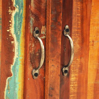 vidaXL 2 ajtós antik tömör újrahasznosított fa szekrény