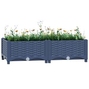 vidaXL polipropil&eacute;n magas&aacute;gy&aacute;s 80 x 40 x 23 cm