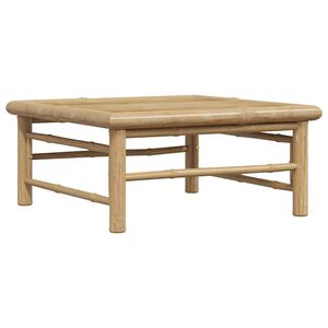 vidaXL bambusz kerti asztal 65 x 65 x 30 cm