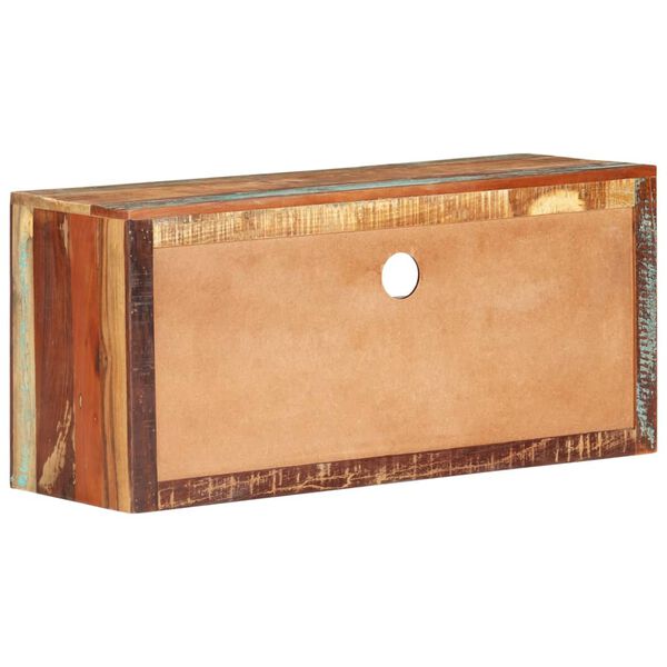 vidaXL 2 db t&ouml;m&ouml;r &uacute;jrahasznos&iacute;tott fa TV-szekr&eacute;ny 88 x 30 x 40 cm