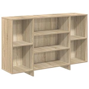 vidaXL sonoma t&ouml;lgy sz&iacute;nű szerelt fa t&aacute;lal&oacute;asztal 120x30x75 cm
