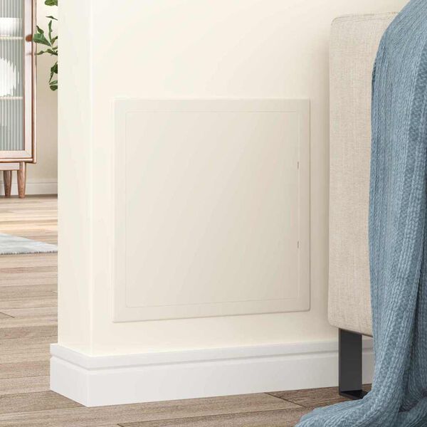 vidaXL Hozz&aacute;f&eacute;r&eacute;si Panelek Feh&eacute;r 30 x 30 cm ABS Műanyag