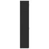 vidaXL fekete szerelt fa v&eacute;kony t&aacute;rol&oacute;szekr&eacute;ny 45 x 42,5 x 225 cm