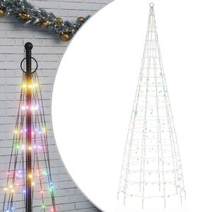 vidaXL sz&iacute;nes LED kar&aacute;csonyfa 550 LED 300 cm