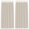 vidaXL Voile F&uuml;gg&ouml;ny 2 db Homoksz&iacute;n 245 x 140 cm Poli&eacute;szter
