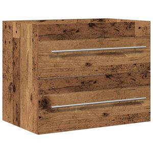 vidaXL antik fa szerelt fa mosd&oacute;szekr&eacute;ny 60x38,5x48 cm
