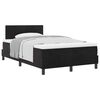 vidaXL Boxrug&oacute;s &aacute;gy matracmal fejt&aacute;ml&aacute;val Fekete 120 x 200 cm B&aacute;rsony