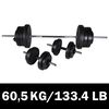 K&eacute;tkezes s&uacute;lyz&oacute; + 2 egykezes s&uacute;lyz&oacute; szett 60,5 kg