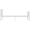 vidaXL fehér fém ágykeret 90 x 200 cm
