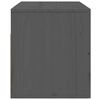 vidaXL szürke falra szerelhető éjjeliszekrény 50 x 36 x 40 cm