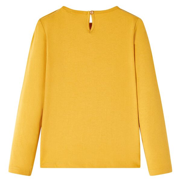 Okker hosszú ujjú gyerekpóló 128