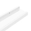 vidaXL 2 db magasf&eacute;nyű feh&eacute;r fali polc 40 x 9 x 3 cm