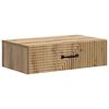 vidaXL Fali oldalt&aacute;bla 59 x 34,5 x 17 cm Szerelt Fa K&eacute;zműves T&ouml;lgy