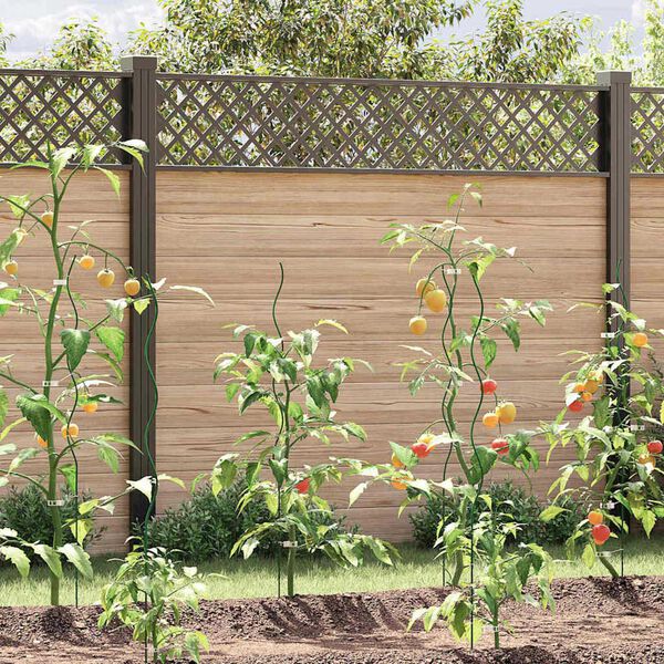 vidaXL N&ouml;v&eacute;nyt&aacute;mogat&aacute;s 20 pcs Z&ouml;ld 110 x 0.6 x 0.6 cm Ac&eacute;l