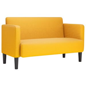 vidaXL vil&aacute;goss&aacute;rga kordb&aacute;rsony sz&ouml;vet loveseat kanap&eacute; 109 cm