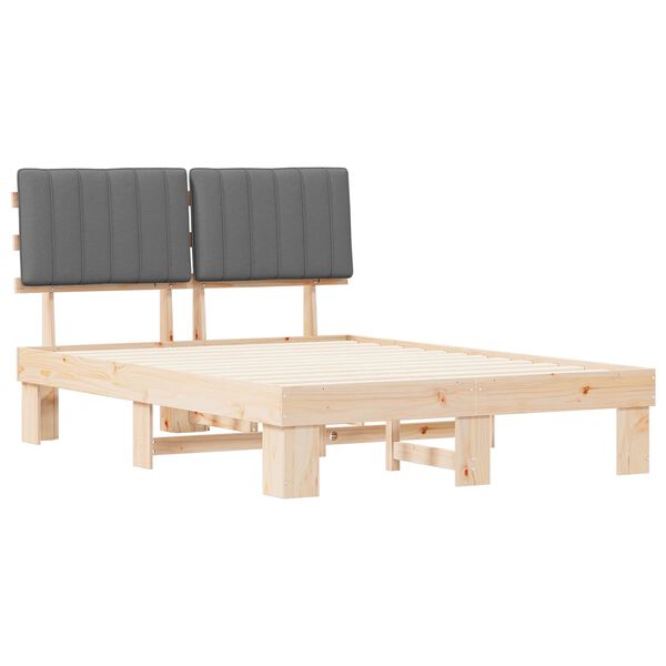 vidaXL &Aacute;gykeret K&aacute;rpitozott Fejt&aacute;ml&aacute;val Vil&aacute;gossz&uuml;rke 135 x 190 cm