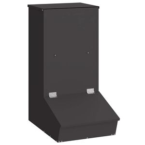 vidaXL Diszn&oacute; Etető Fekete 55 x 38 x 76 cm 20 kg