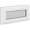vidaXL Pinceablak RISOR 80 x 40 cm PVC &eacute;s &Uuml;veg Antracitsz&uuml;rke
