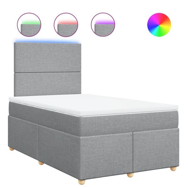 vidaXL vil&aacute;gossz&uuml;rke sz&ouml;vet rug&oacute;s &aacute;gy matraccal 120 x 190 cm