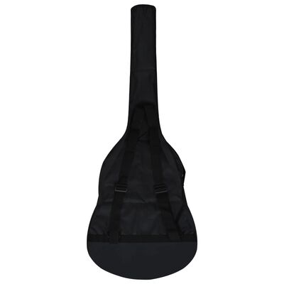 vidaXL fekete szövet gitártok 1/2-es klasszikus gitárhoz 95 x 36,5 cm