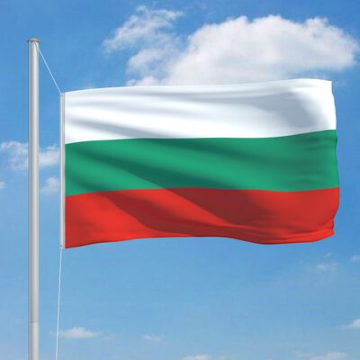 vidaXL bolgár zászló 90 x 150 cm