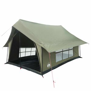 vidaXL Kabin s&aacute;tor Katonai z&ouml;ld 340 x 246 x 210 cm poli-pamut
