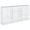 vidaXL horganyzott vas gabion kos&aacute;r fed&eacute;llel 300 x 50 x 150 cm