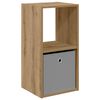 vidaXL &Eacute;jjeli asztal fi&oacute;kkal Artisan t&ouml;lgy 35 x 32 x 68,5 cm Faanyag