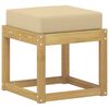 vidaXL K&uuml;lt&eacute;ri Sz&eacute;k Pad p&aacute;rn&aacute;val Feh&eacute;r 43 x 43 x 45 cm T&ouml;m&ouml;r Ak&aacute;cfa