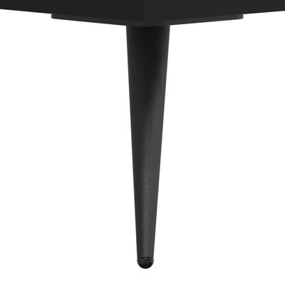 vidaXL fekete szerelt fa tálalóasztal 34,5 x 34 x 90 cm