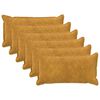 vidaXL P&aacute;rna huzat 6 db HOUTEN S&aacute;rga 40 x 70 cm Mikrosz&aacute;las Pl&uuml;ss
