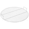 vidaXL kerek 304 rozsdamentes ac&eacute;l BBQ grillr&aacute;cs foganty&uacute;val &Oslash;54 cm