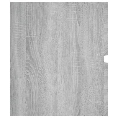 vidaXL szürke sonoma színű szerelt fa éjjeliszekrény 100x38,5x45 cm