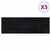 vidaXL l&eacute;pcsőfokok 5 db 25x75 cm-es gumival