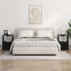 vidaXL &Eacute;jjeliszekr&eacute;ny 2 pcs Fekete t&ouml;lgy 40 x 31 x 60 cm Faanyag