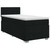 vidaXL Boxspring &aacute;gy matraccal fejt&aacute;ml&aacute;val Fekete 80 x 200 cm Sz&ouml;vet