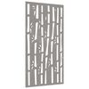 vidaXL bambuszmintás corten acél kerti faldísz 105 x 55 cm