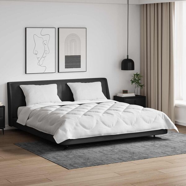 vidaXL Paplan p&aacute;rn&aacute;val 3 pcs Feh&eacute;r Mikrosz&aacute;las