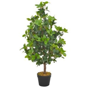 vidaXL z&ouml;ld, cserepes műbab&eacute;rfa 90 cm