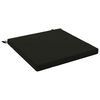 vidaXL &Uuml;lőp&aacute;rn&aacute;k SOEST 100% poli&eacute;szter Fekete 70 x 70 x 5 cm
