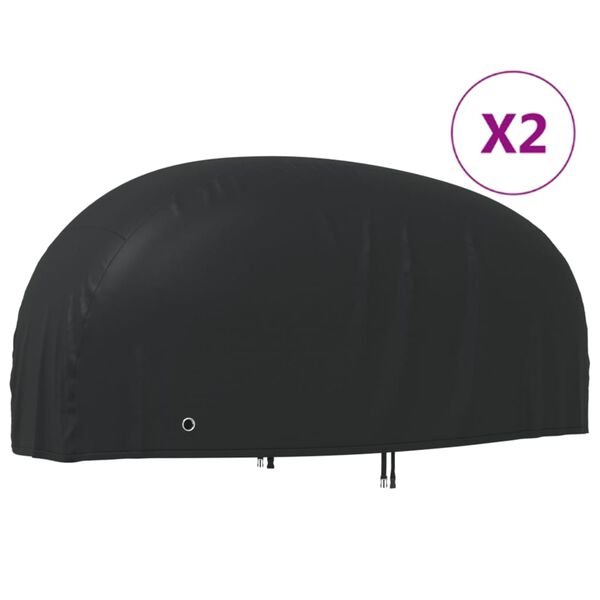 vidaXL 2 db 210D oxford-sz&ouml;vet motorker&eacute;kp&aacute;r-huzat 220x95x110 cm