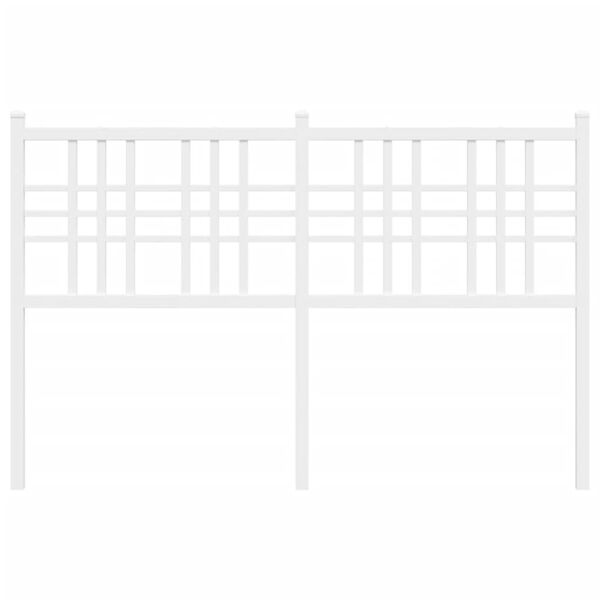 vidaXL feh&eacute;r f&eacute;m fejt&aacute;mla 140 cm