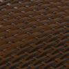 vidaXL barna &eacute;s fekete polyrattan erk&eacute;lyparav&aacute;n 400x100 cm